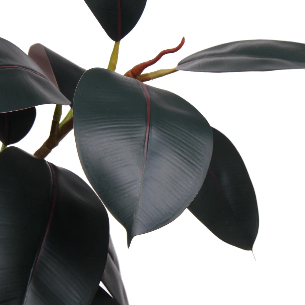 Дерево искусственное «Фикус эластика Абиджан» 130см в горшке