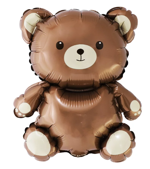 Шар с клапаном (16''/41 см) Мини-фигура, Мишка, 1 шт.