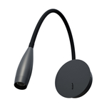 200337 Бра OMEGA LED 3W 160LM G ЧЕРНЫЙ 3000K