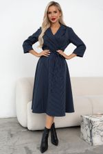 Платье Марта (темно-синий/полоска)-46р-р Р11-1189/11 Nikol