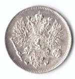 25 пенни 1916 S Россия для Финляндии XF
