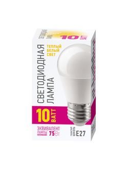Лампа светодиодная 82 912 OLL-G45-10-230-2.7K-E27-PROMO 10Вт шар 2700К E27 220-240В ОНЛАЙТ 82912