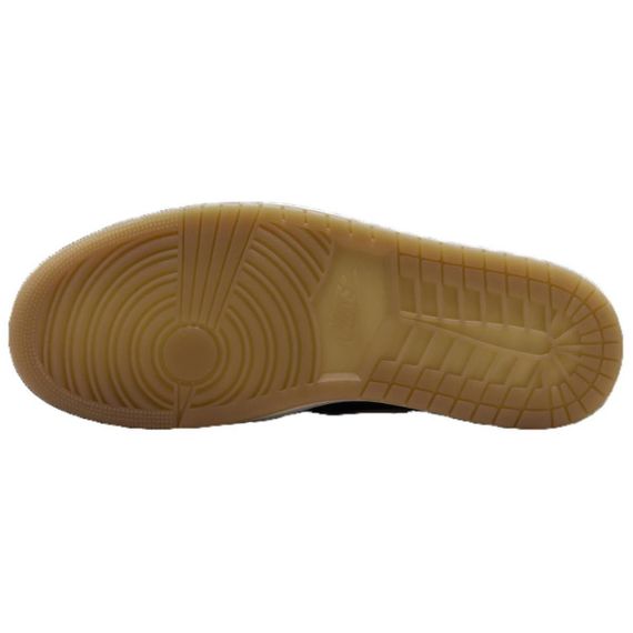 Jordan Air Jordan 1 Винтажные баскетбольные кроссовки High Top Черный/золотой Унисекс