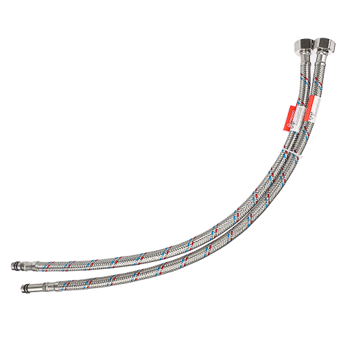 FRESSO Подводка гибкая для смесителя  Г1/2", М10, 80см, 2шт