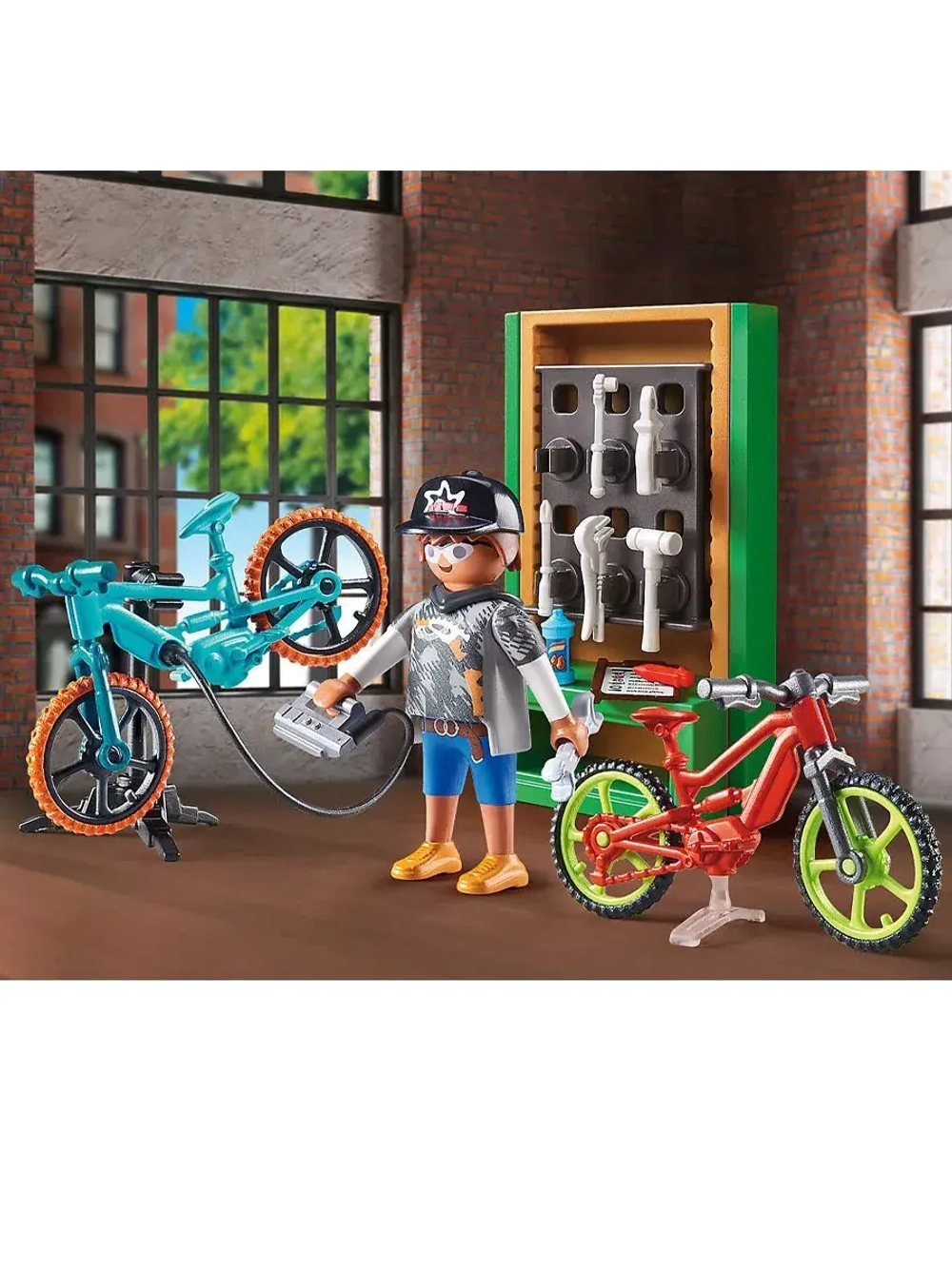 Набор Велосипедная мастерская Playmobil 70674