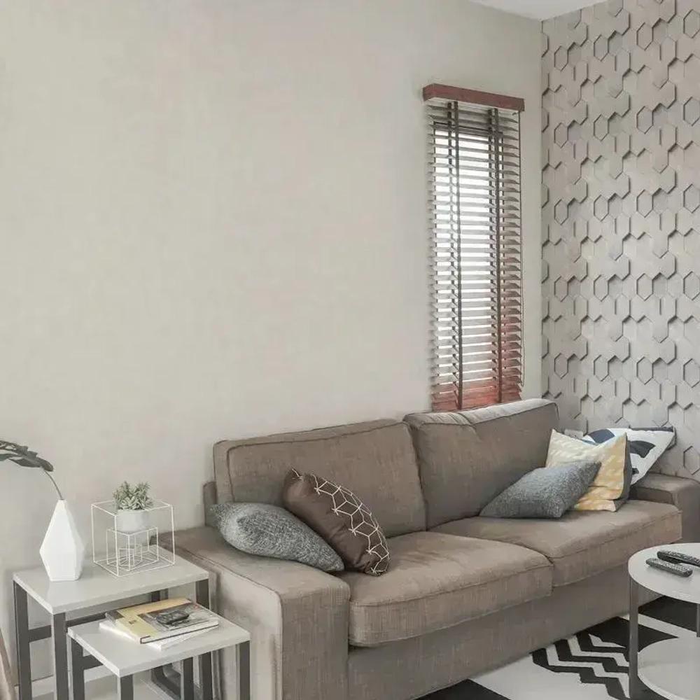 Обои флизелиновые серые 1.06 м Камень, практичный