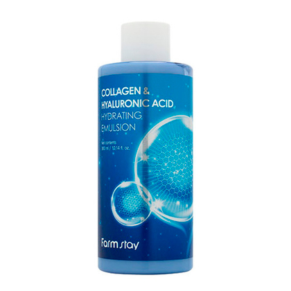 FarmStay Эмульсия увлажняющая с коллагеном - Collagen Hyaluronic Acid Hydrating Emulsion, 300мл