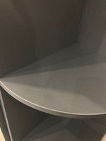 Стеллаж Стокгольм серый графит/графит глянец (380)