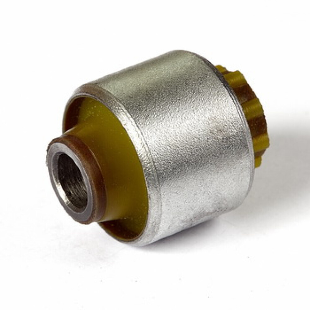 Полиуретановый сайлентблок задней подвески, ступицы, крепление продольного рычага задней подвески, ступицы, крепление нижних рычагов, задней подвески, верхнего поперечного рычага. ВНИМАНИЕ! Применяемость детали сверяйте со схемой установки Вашего автомобиля! (1 шт.), Точка опоры.3-06-2586