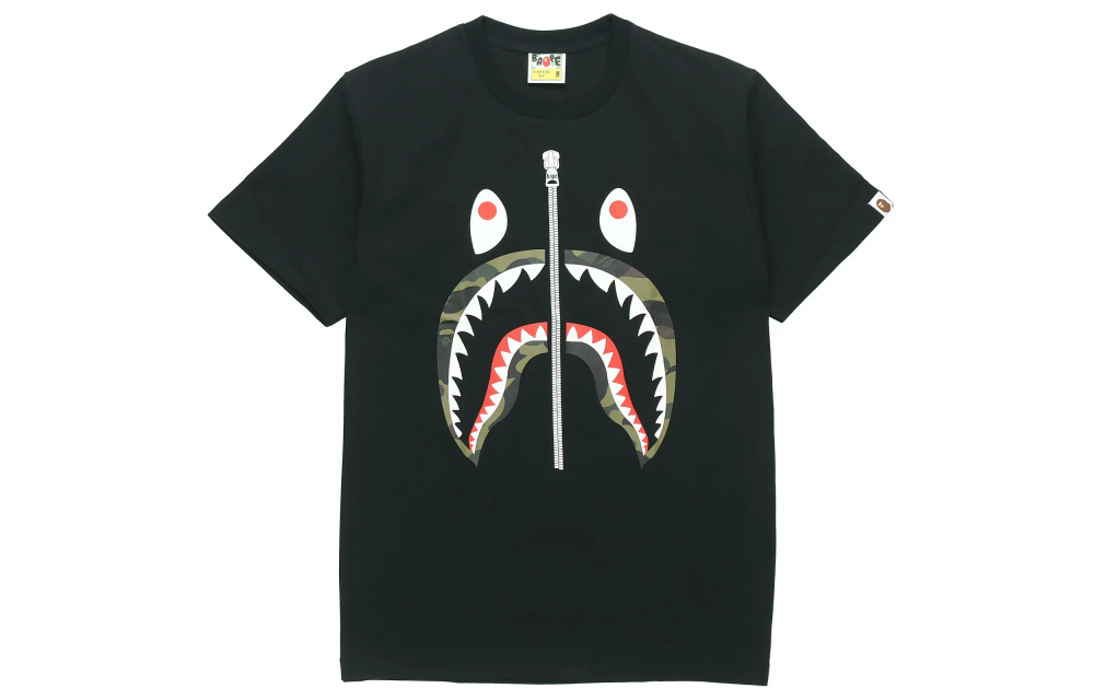 A Bathing Ape A Bathing Ape Bathing Ape 1st Camo Shark Tee