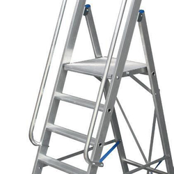 STABILO Передвижная алюминиевая стремянка 14 ступеней (127846)