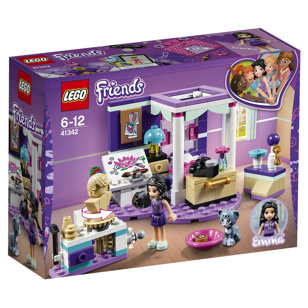 LEGO Friends: Роскошная комната Эммы 41342 — Emma's Deluxe Bedroom — Лего Френдз Друзья Подружки