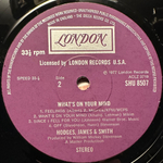 Hodges, James & Smith - What's On Your Mind? (Англия 1977г.)