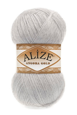 Пряжа Angora Gold, 100г, 550м, 20%шерсть,80%акрил (цена за 1 шт)