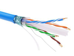 Информационный кабель экранированный F/UTP 4х2 CAT6, PVC, синий