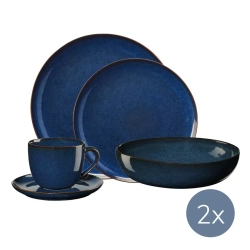 ASA - Набор Saisons Midnight Blue для кофе и ужина на 2 персоны (10 шт.) / артикул   27161119 + 27231119 + 27141119 + 27130119  / GTIN