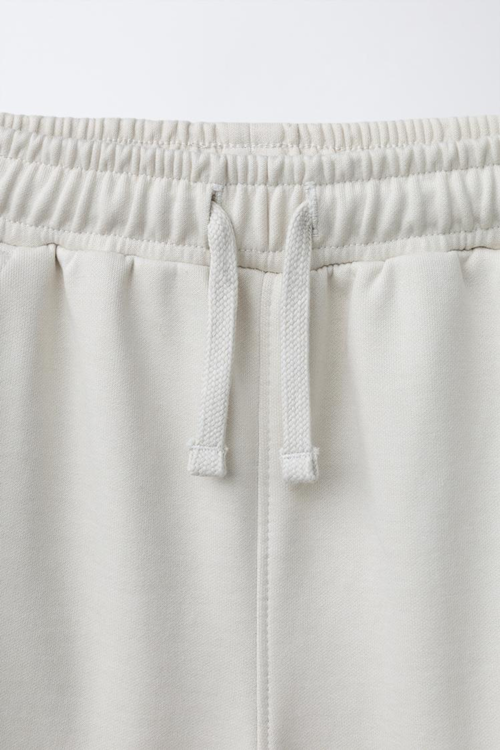 ZARA КОМПЛЕКТ ИЗ ТОЛСТОВКИ И ДЖОГГЕРОВ ИЗ ТКАНИ ИНТЕРЛОК, ЦВЕТ ЛЬДА