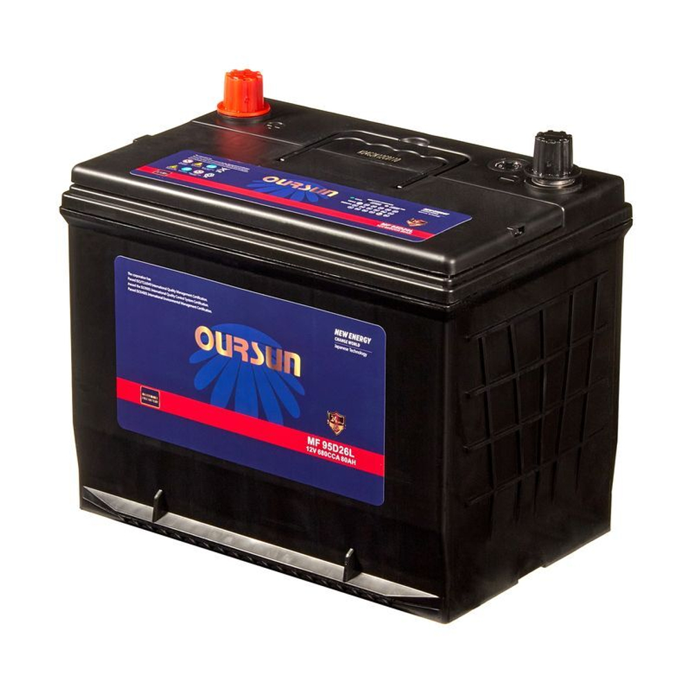 Аккумулятор OURSUN JIS MF 95D26L MF95D26L