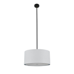 Светильник на штанге 1x60Вт E27, металл/ткань, чёрный