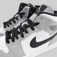  Кроссовки Jordan 1 Mid Light Smoke Grey артикул:554724-092 - купить в магазине Дайс