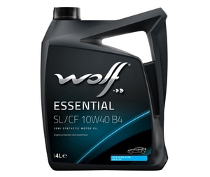 Масло моторное Wolf Essential 10W40 SL/CF B4 4 л