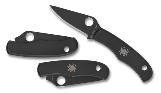 Складной нож Spyderco Bug C133BKP c клинком из стали 420A, рукоять Stainless Steel