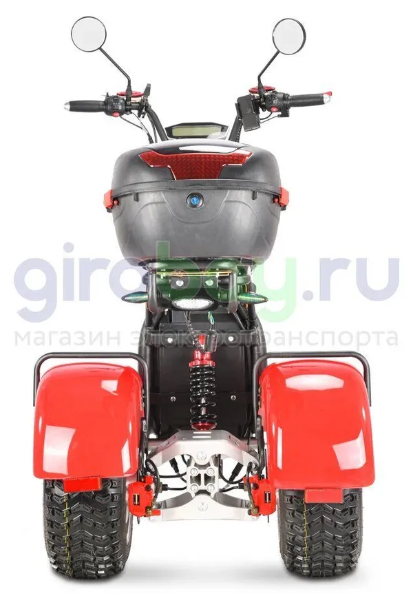 Электроскутер WHITE SIBERIA IKRA 5000w - (Красный) фото 5 фото №7