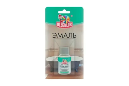 !!!РАСПРОДАЖА  Эмаль акриловая для Эмалированных поверхностей глянцевая 30гр. OLECOLOR