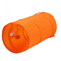 Игрушка для кошек Тоннель ЧК, оранжевый  50см