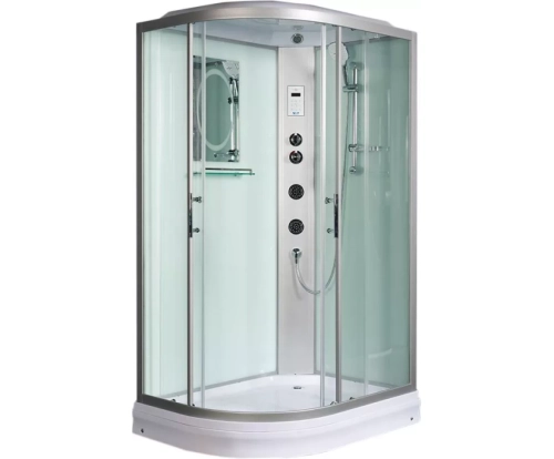 Душевая кабина WeltWasser (ВельтВассер) Werra 1204 R, с низким поддоном, с электрикой и ГМ, 120x90x217