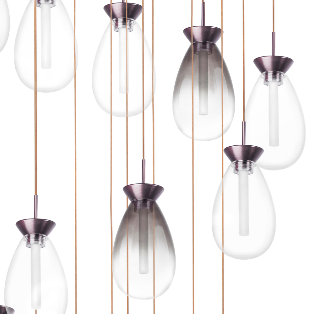 805289 Люстра COLORE LED 28х4W 5600LM КОФЕЙНЫЙ/МУЛЬТИКОЛОР 3000K