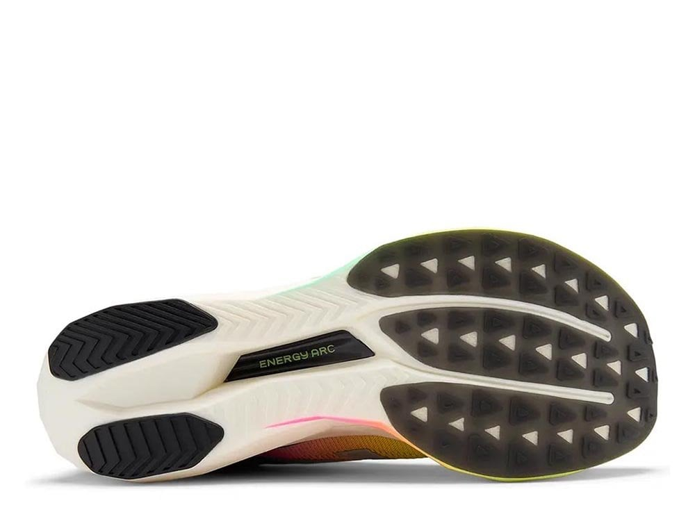 Кроссовки для бега женские New Balance Fuelcell SuperComp Elite v5 W Тёмно-синий-Лайм