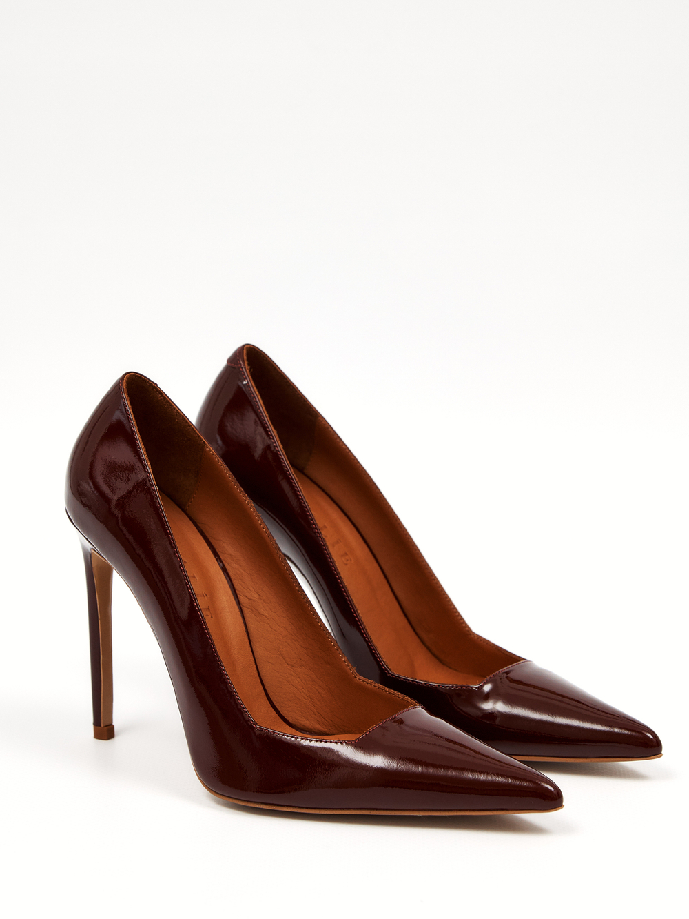 Лодочки из натуральной кожи KATE / Красные