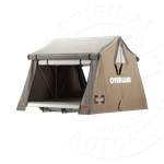 Палатка на крышу автомобиля AUTOHOME OVERLAND LARGE, тент песочный, лестница 220 мм