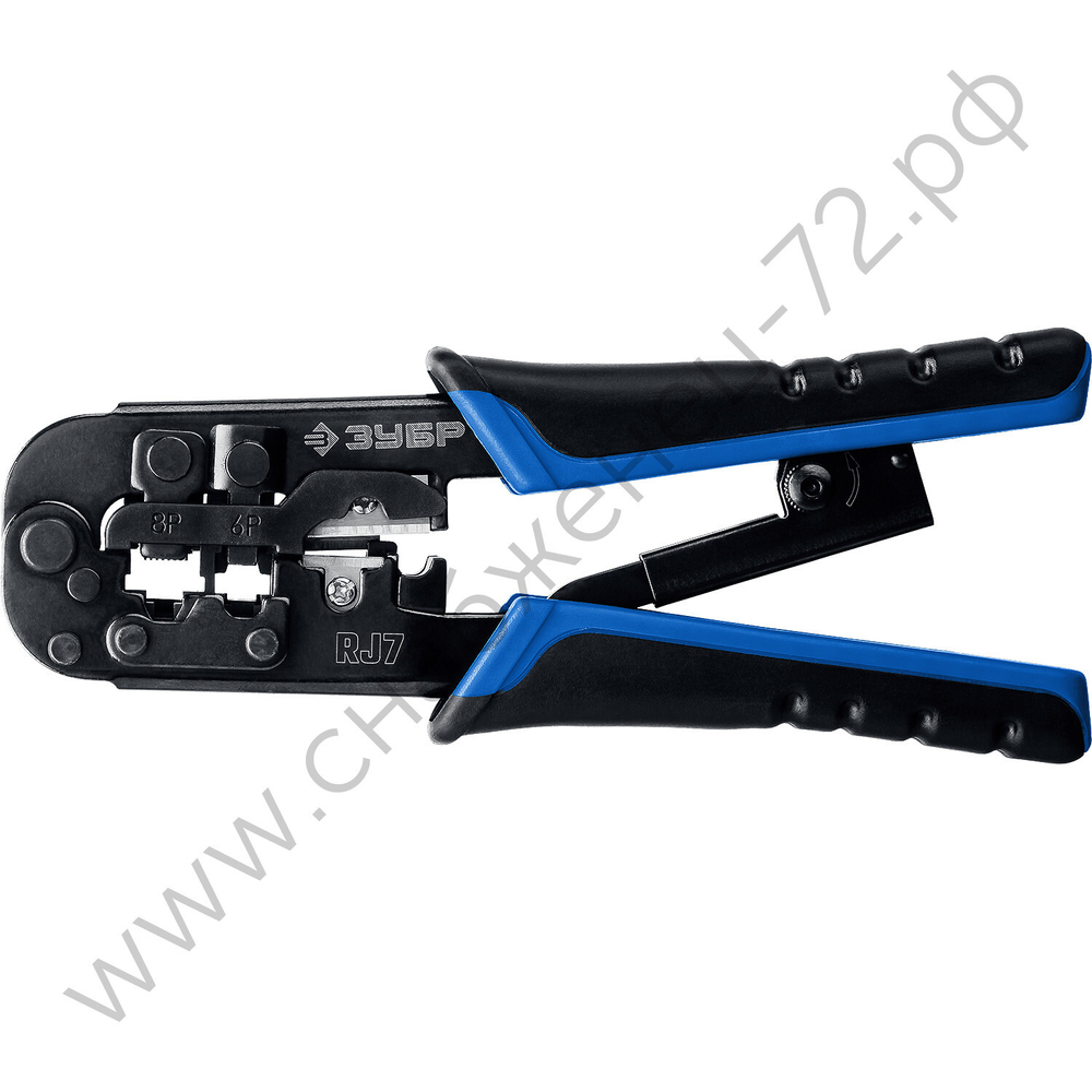 ЗУБР RJ-7 RJ45 RJ11/RJ12, Универсальный кримпер, Профессионал(22650)
