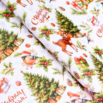 Бумага упаковочная "Белый медвежонок" 50*70 см (1 лист)