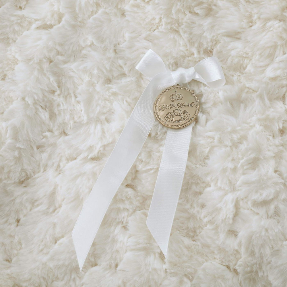 Плед 220х240 Sofi De MarkO Аврил молочный