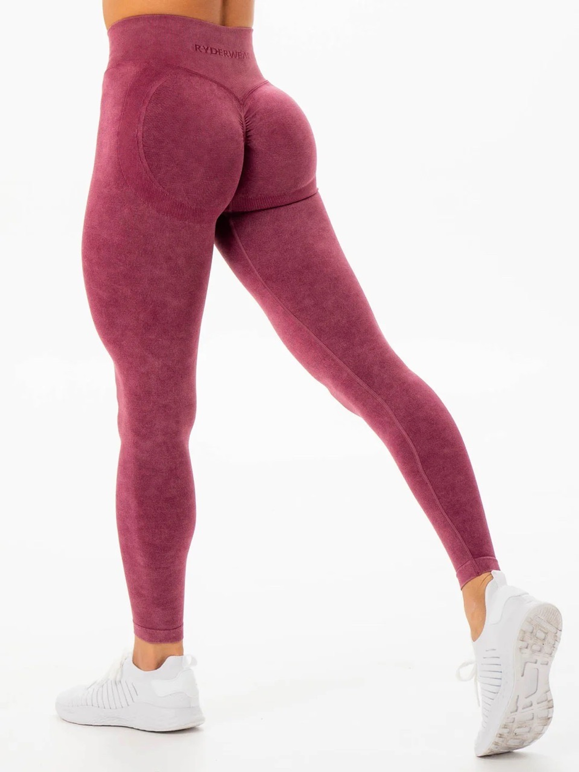 Леггинсы RYDERWEAR Stonewash Scrunch Seamless Wine