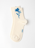 CONTE CLASSIC Носки женские из хлопка с пикотом «Василёк»