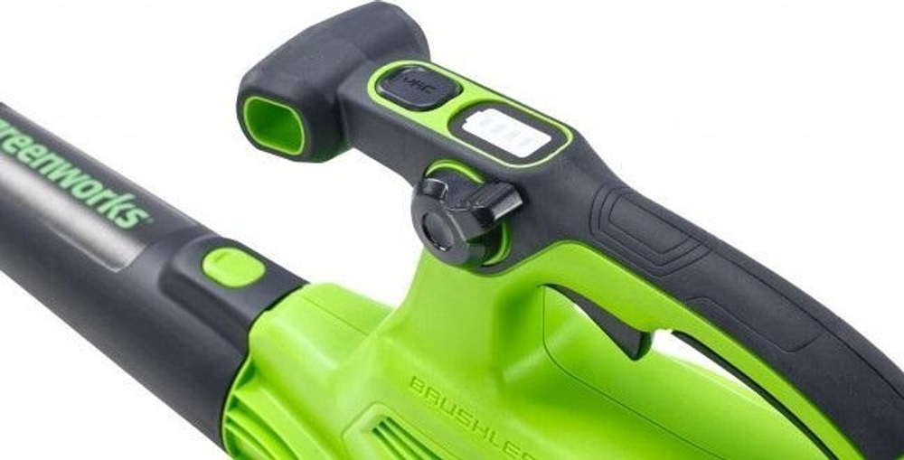 Воздуходув-садовый пылесос аккумуляторный GREENWORKS GD40BVK4 40V 2406907UB