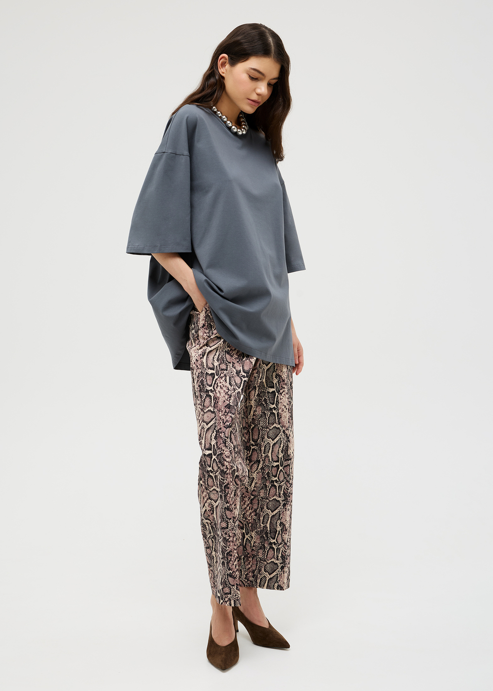 Футболка объемного кроя