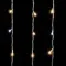 Светодиодный занавес 2*2 м., 400 теплых белых LED ламп, мерцание, прозрачный провод ПВХ, LTC (PCL402BLW-10-2WW)