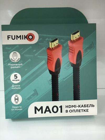 Кабель FUMIKO MA01 HDMI / HDMI в оплетке 5м