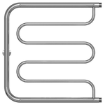 Полотенцесушитель MIXLINE SIMPLE PM1 60х60 1'' ПОЛКА