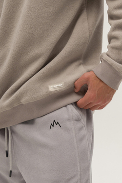 Толстовка KUL'TURA "FLEECE" Светло-серый