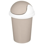 Контейнер для мусора Rambai круглый 10л (бежевый) (комплект 10 шт)