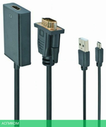 Адаптер Cablexpert A-VGA-HDMI-01 HDMI/VGA/3.5 мм jack (+ USB для питания)