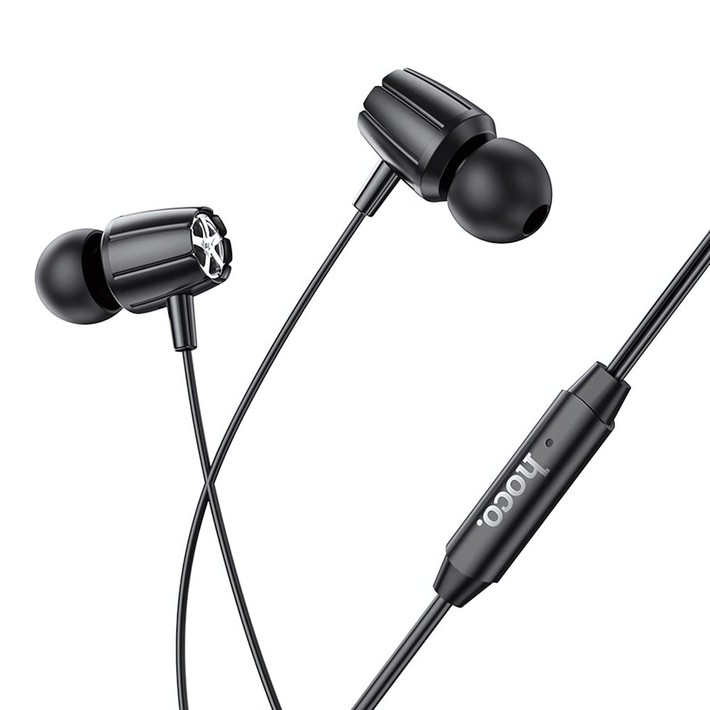 Гарнитура HOCO M88, вакуумные, разъем Jack, кабель 1.2 м Black