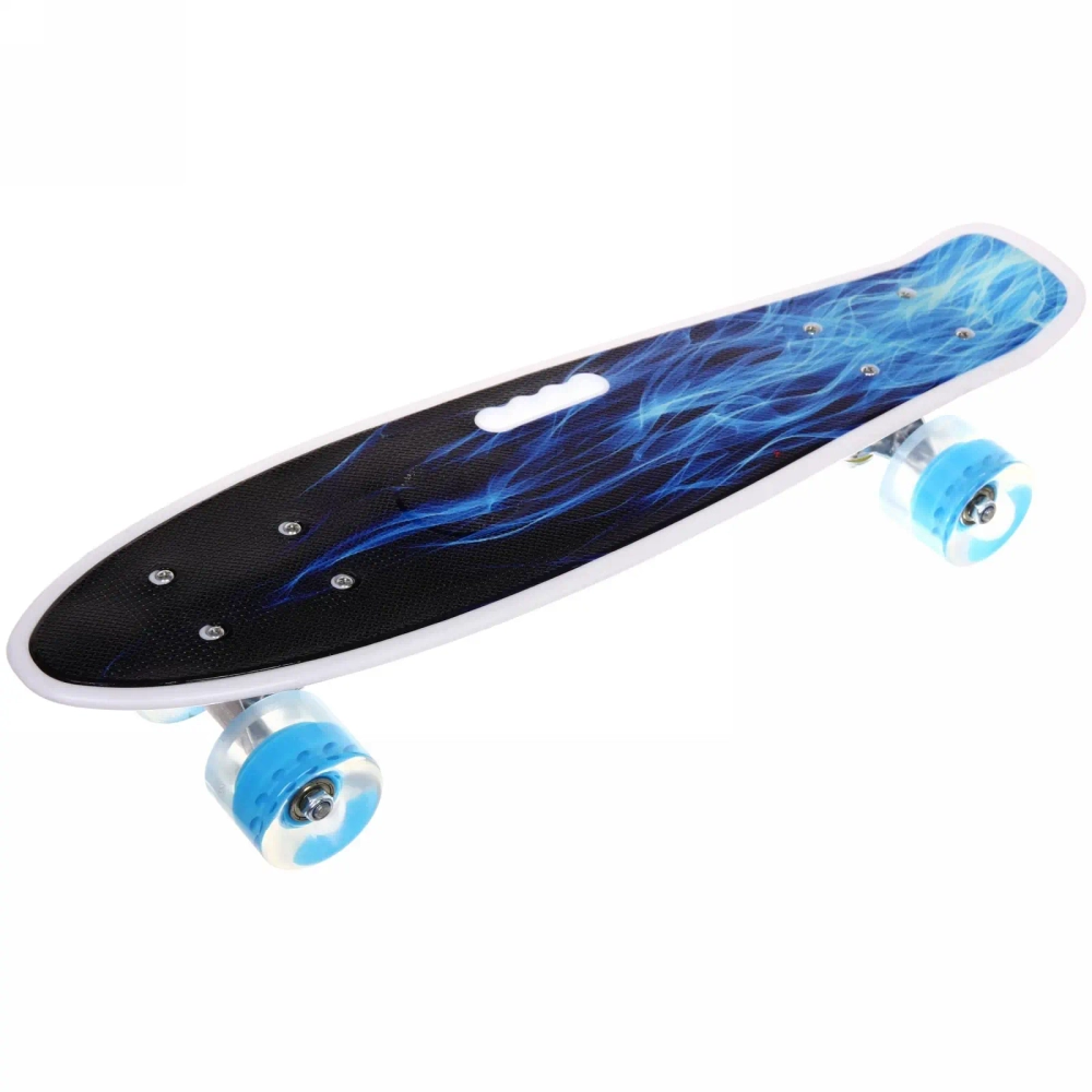 Скейтборд Subject, 56*15 см (колеса ПУ, метал. подвеска,ручка)