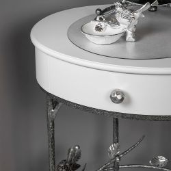 Туалетный столик Терра Айс Античное серебро